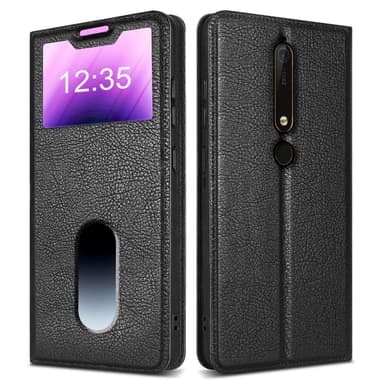 Lompakkokotelo Nokia 6,1 Case (Musta)