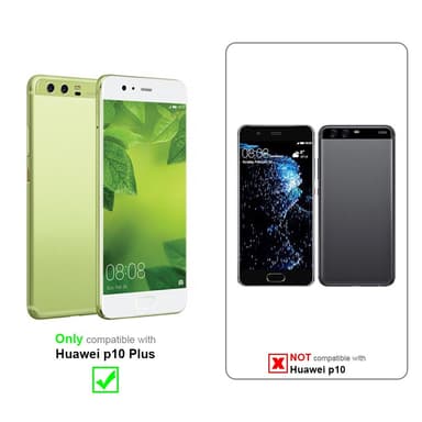 Suojakuori Huawei P10 PLUS Lompakkokotelo (Musta)