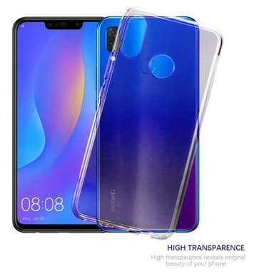 Huawei P SMART PLUS 2019 Suojakuori Kotelo (Läpinäkyvä)