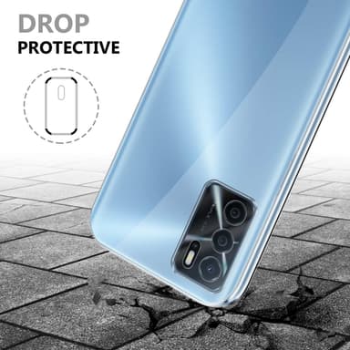 Oppo A16s / A54s Suojakuori Cover (Läpinäkyvä)