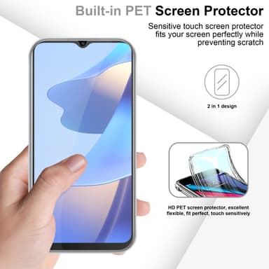 Oppo A16s / A54s Suojakuori Cover (Läpinäkyvä)
