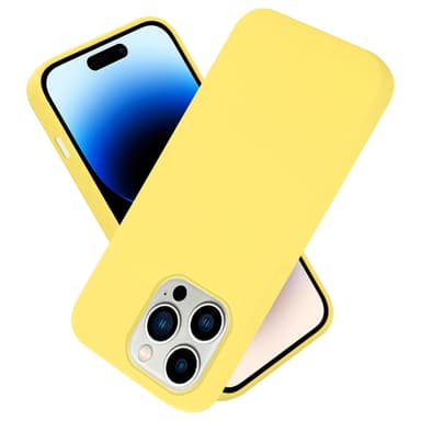 iPhone 14 PRO MAX Suojakuori Kotelo (Keltainen)
