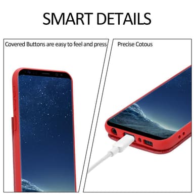 Suojakuori Samsung Galaxy S8 PLUS Kotelo (Punainen)
