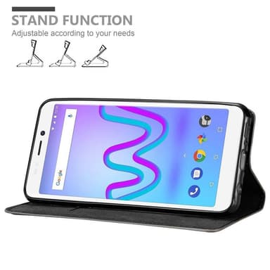WIKO JERRY 3 Suojakuori Lompakkokotelo (Ruskea)