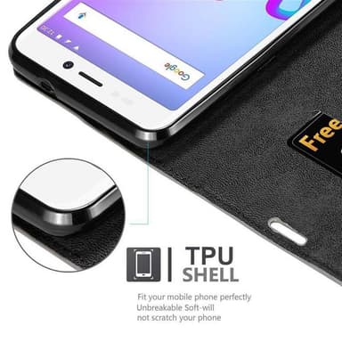 WIKO JERRY 3 Suojakuori Lompakkokotelo (Ruskea)