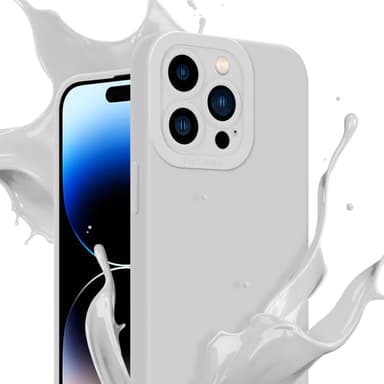 iPhone 14 PRO MAX Suojakuori Kotelo (Valkoinen)