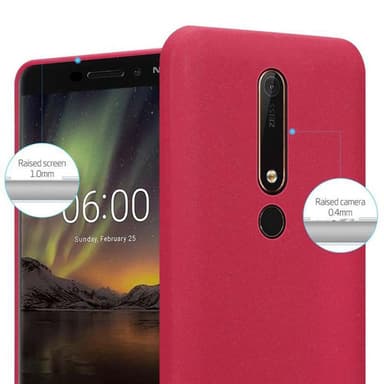 Suojakuori Nokia 6.1 Kotelo (Punainen)