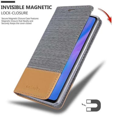Huawei P30 Suojakuori Lompakkokotelo (harmaa)