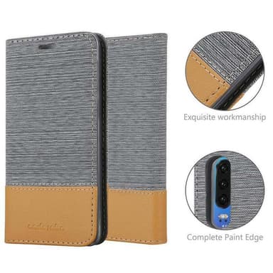 Huawei P30 Suojakuori Lompakkokotelo (harmaa)