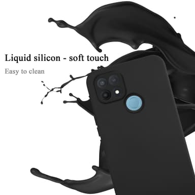OPPO A15 / A15s Suojakuori Kotelo Case (Musta)