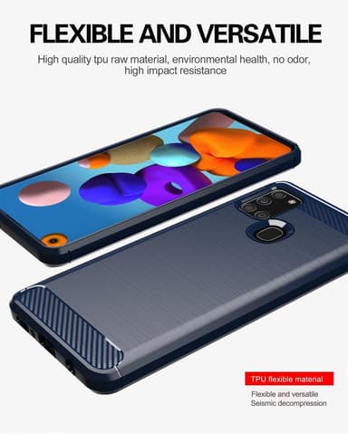 Suojakuori Samsung Galaxy A21s Kotelo (Sininen)