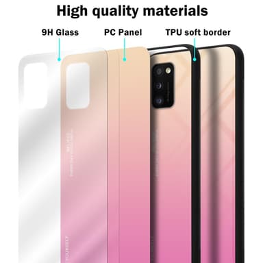 Suojakuori Samsung Galaxy A41 Kotelo (Musta)