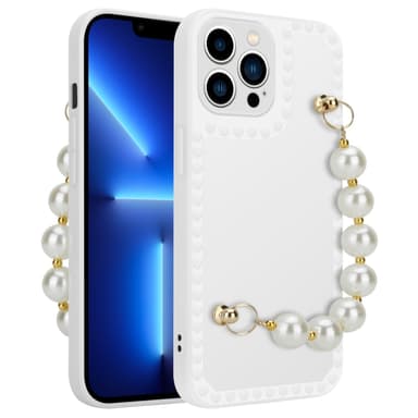 iPhone 13 PRO MAX Suojakuori Kotelo (Valkoinen)