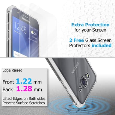 Samsung Galaxy J7 2015 Suojakuori +2 Suojakalvo