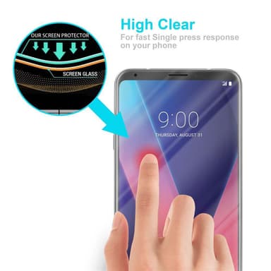 LG V30 / V30+ / V30S / V30S+ Näytönsuoja Karkaistu lasi