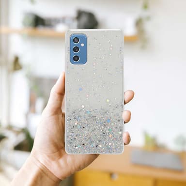 Samsung Galaxy M52 5G Suojakuori Kotelo (Läpinäkyvä)