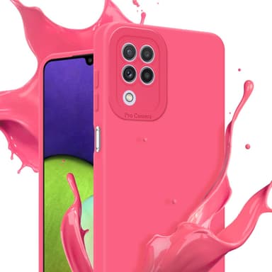 Samsung Galaxy A22 4G Suojakuori Kotelo (Punainen)