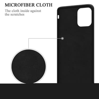 iPhone 11 Suojakuori Case Kotelo (Musta)