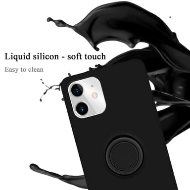 iPhone 11 Suojakuori Case Kotelo (Musta)