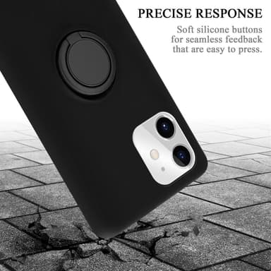 iPhone 11 Suojakuori Case Kotelo (Musta)