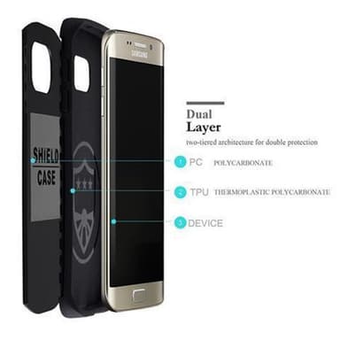 Samsung Galaxy S6 EDGE Suojakuori Kuoret (harmaa)