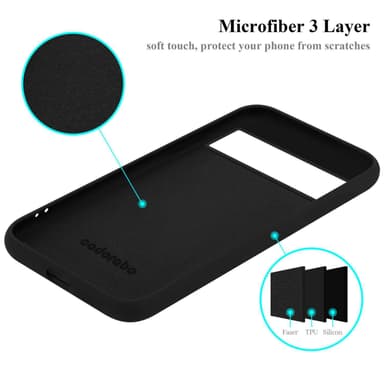 Google PIXEL 7 Suojakuori Kotelo Case (Musta)