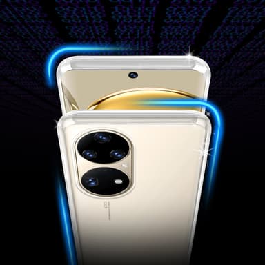Huawei P50 PRO Suojakuori Kotelo (Läpinäkyvä)