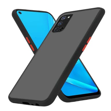 Oppo A92 Suojakuori Kotelo (Musta)