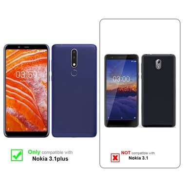 Nokia 3.1 PLUS Suojakuori Universaali (Musta)