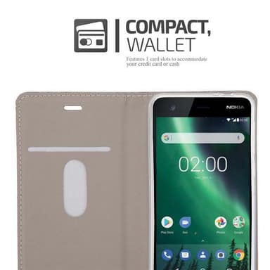 Nokia 2 2017 Suojakuori Lompakkokotelo (Sininen)