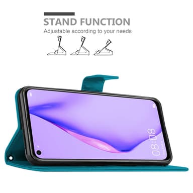 Google PIXEL 4A 5G Suojakuori Lompakkokotelo (Violetti)