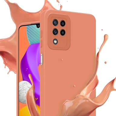 Samsung Galaxy M22 / M32 4G Suojakuori Kotelo (Oranssi)