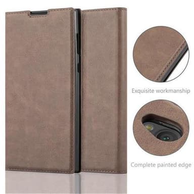 Sony Xperia L1 Suojakuori Lompakkokotelo (Ruskea)