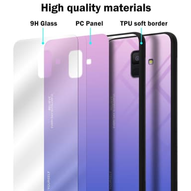 Suojakuori Samsung Galaxy A6 2018 Kotelo (Musta)