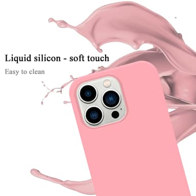 iPhone 14 PRO MAX Suojakuori Kotelo (Vaaleanpunainen)