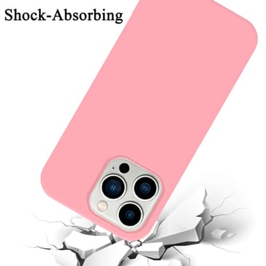 iPhone 14 PRO MAX Suojakuori Kotelo (Vaaleanpunainen)