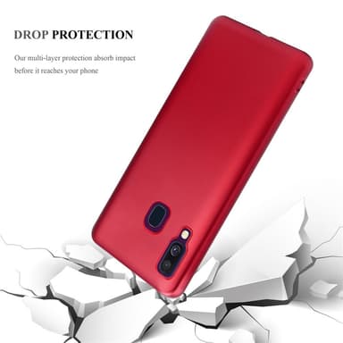 Samsung Galaxy A40 Suojakuori Kotelo (Punainen)