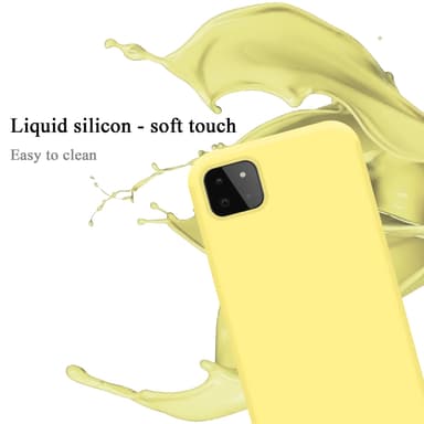 Samsung Galaxy A22 5G Suojakuori Kotelo (Keltainen)