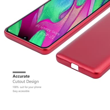 Samsung Galaxy A40 Suojakuori Kotelo (Punainen)