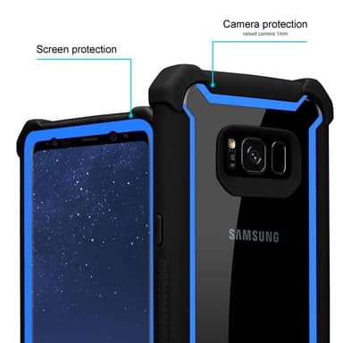 Samsung Galaxy S8 Suojakuori Kotelo (Musta)