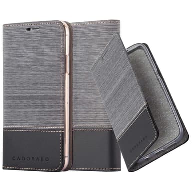 iPhone 13 PRO MAX Suojakuori Lompakkokotelo (harmaa)