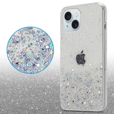 iPhone 15 PLUS Suojakuori Kotelo (Läpinäkyvä)