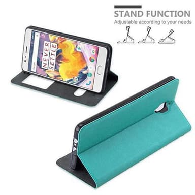 Lompakkokotelo OnePlus 3 / 3T Case (Turkoosi)