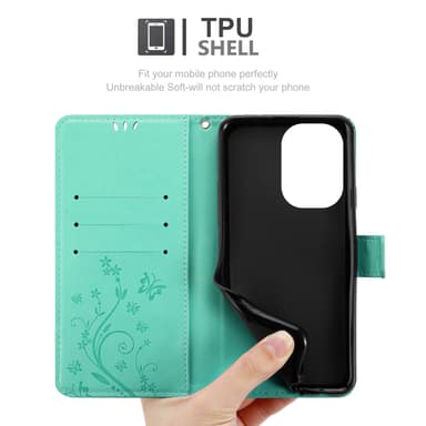 OnePlus Nord 3 5G Suojakuori Lompakkokotelo (Turkoosi)