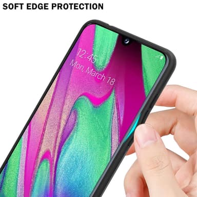Suojakuori Samsung Galaxy A40 Kotelo (Musta)