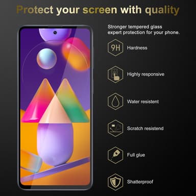 Samsung Galaxy M31s Suojakalvo Karkaistu lasi