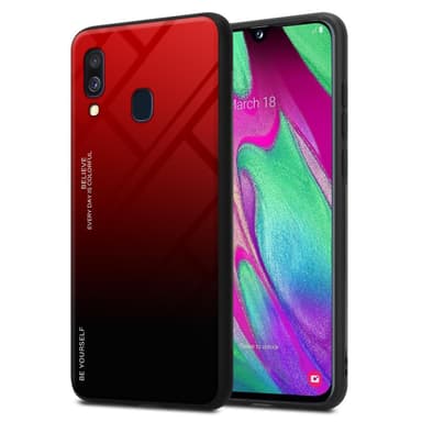 Suojakuori Samsung Galaxy A40 Kotelo (Musta)