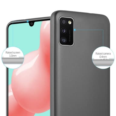 Samsung Galaxy A41 Suojakuori Kotelo (harmaa)