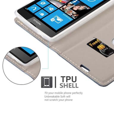 Nokia Lumia 520 / 521 Suojakuori Lompakkokotelo