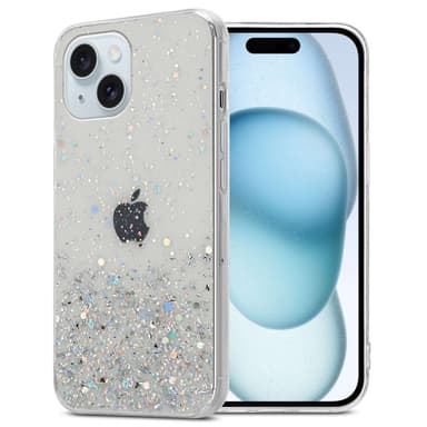 iPhone 15 PLUS Suojakuori Kotelo (Läpinäkyvä)
